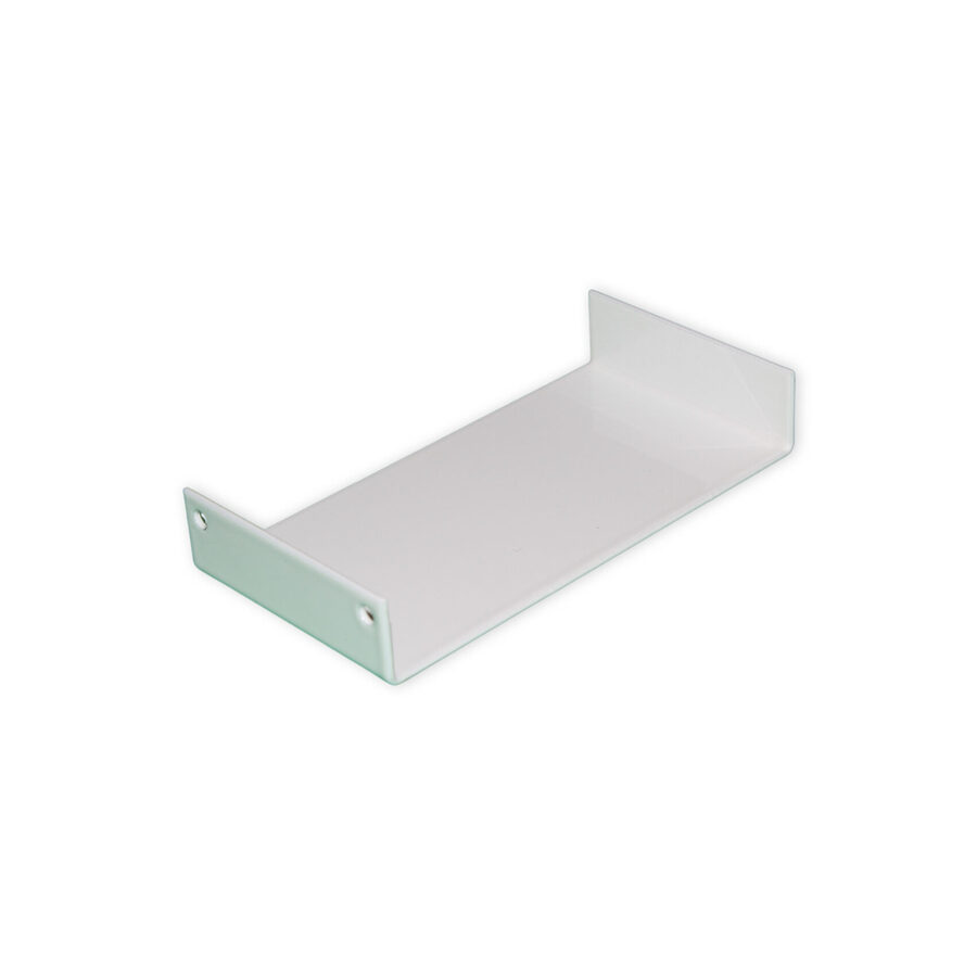 gootafsluitstuk - aluminium wit