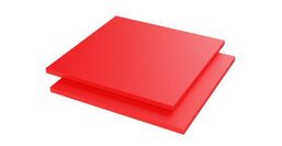 Pvc hardschuim Rood kleiner