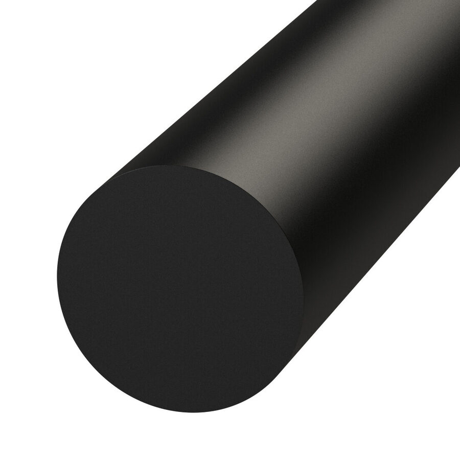 PA6 nylon zwart GEG volstaf - Ø200x1020mm
