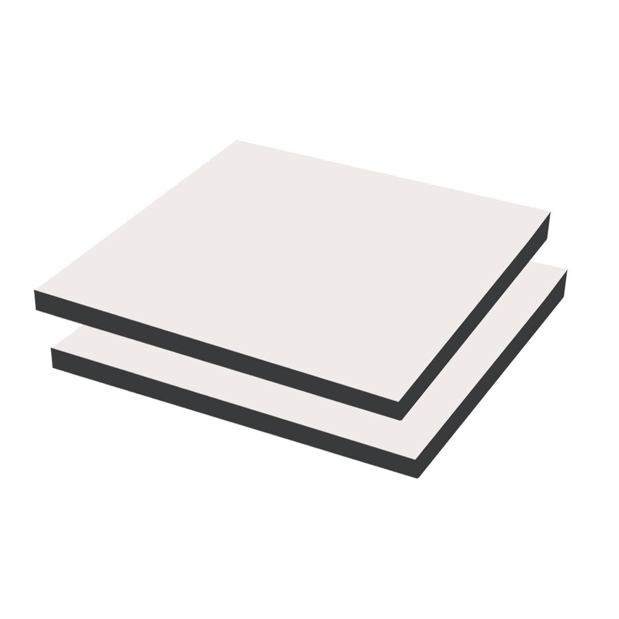 HPL hele plaat RAL9010 wit - 3050x1300x4mm