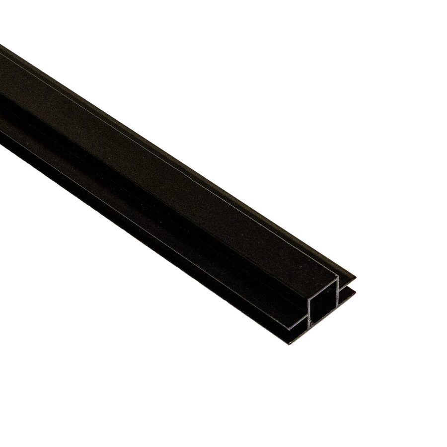 Tussenprofiel - RAL9005 structuur - 4m - 8mm