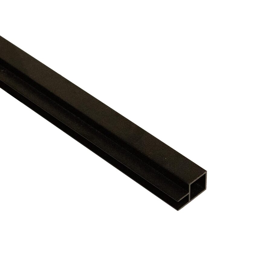 Eindprofiel - RAL9005 structuur - 2m - 8mm