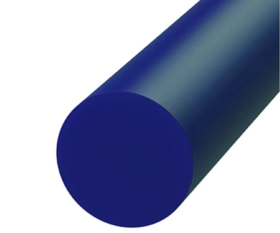 POM C STAF FG BLAUW Ø25X3000mm