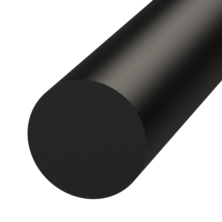 POM C STAF ZWART Ø45X3000mm