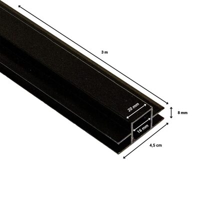 Tussenprofiel-3m-8mm