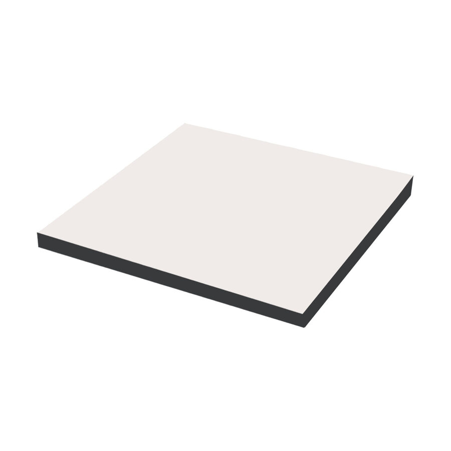 HPL proefstuk - wit RAL9010