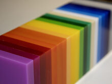 gekleurd acrysign