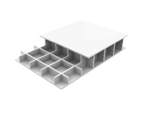 pp constructieplaat wit