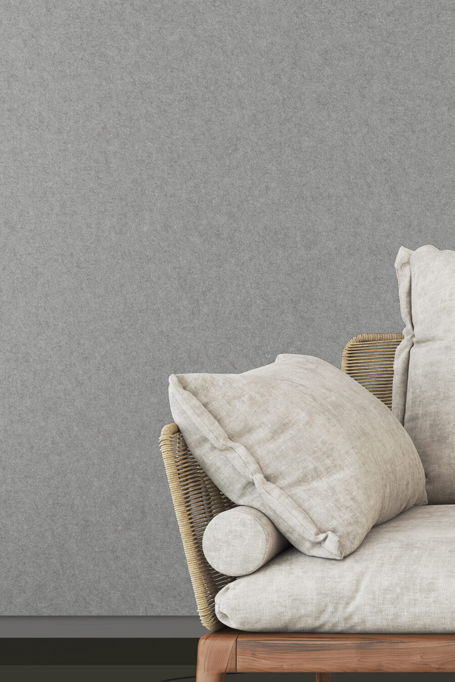 TackTile–viltplaten–felt–GRIJS-met-planten