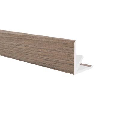 Profiel - Buitenhoek - 6000mm - Vergrijsd red cedar