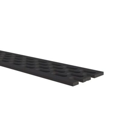ventilatieprofiel op rol 30 mm zwart