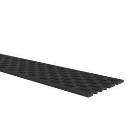 ventilatieprofiel op rol 50mm zwart