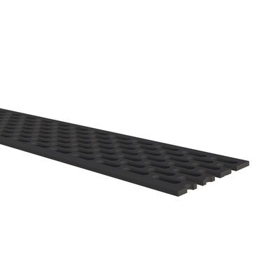 Ventilatieprofiel op rol - 5000 x 50 x 1mm - Zwart