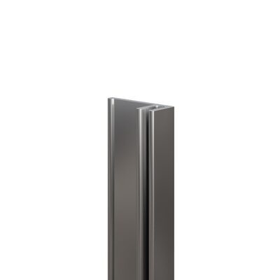 Montage eindprofiel - 3000mm - Aluminium