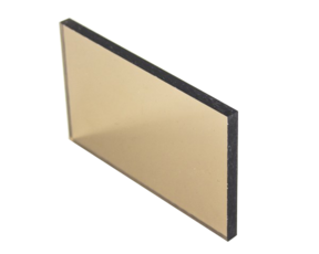 polycarbonaat-brons-klein transparant